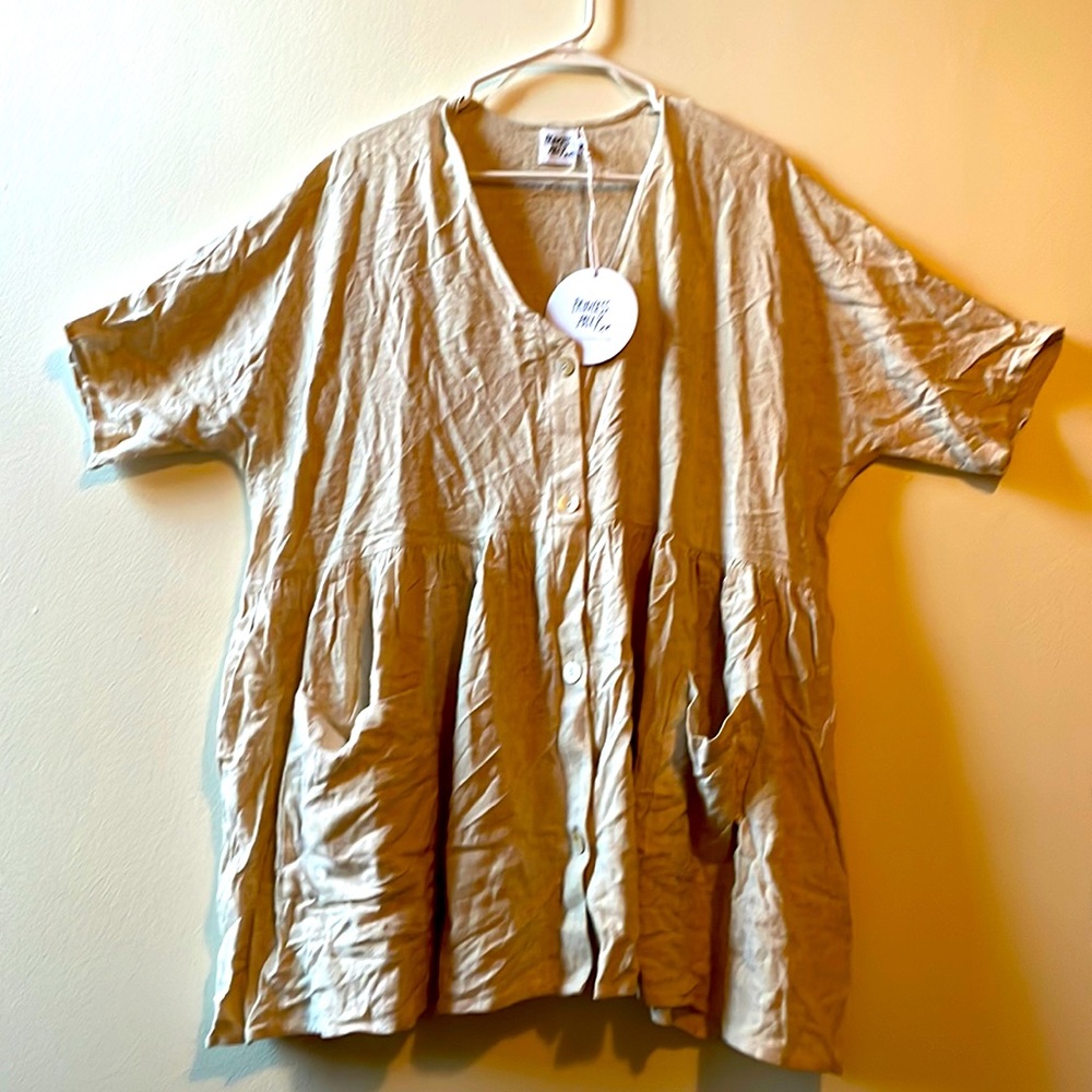 Princess Polly beige xs/s baggy dress